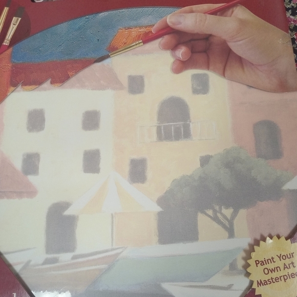 Ready to Paint Gallery Collection by Portal Art New Old Stock NOS Canvas Acrylic - Picture 4 of 4